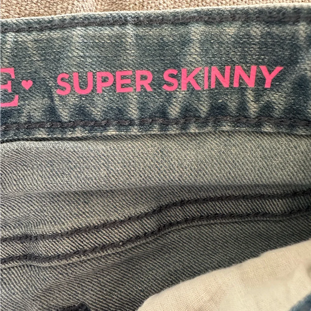 The Children’s Place Girls Light Wash Super Skinny Jeans Size 8